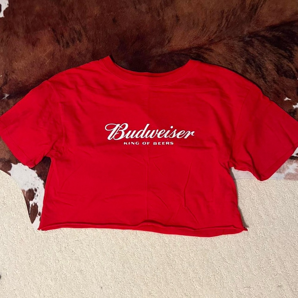 Budweiser Cropped Tshirt